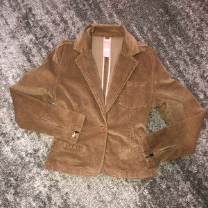 Tan colored blazer jacket